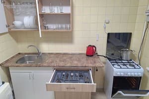 Квартира 4 кровати с кондиционером и балконом. Alex Apartments.. Апартаменты двухместный  36