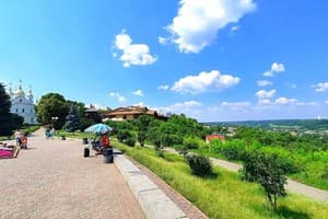 Alex Apartments. White rotunda. 21