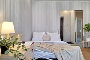 Однокомнатная с 2 кроватями, ванной и кондиционером. Alex Apartments 9