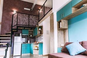 Апарт-отель U House. Апартаменты 4-местный двухуровневые 32 2